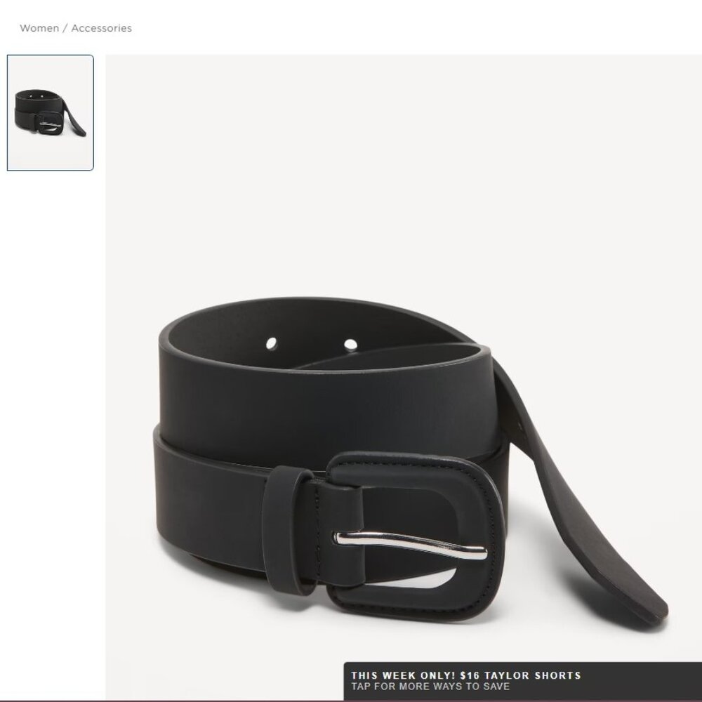NWT Old Navy Faux-Leather Belt
